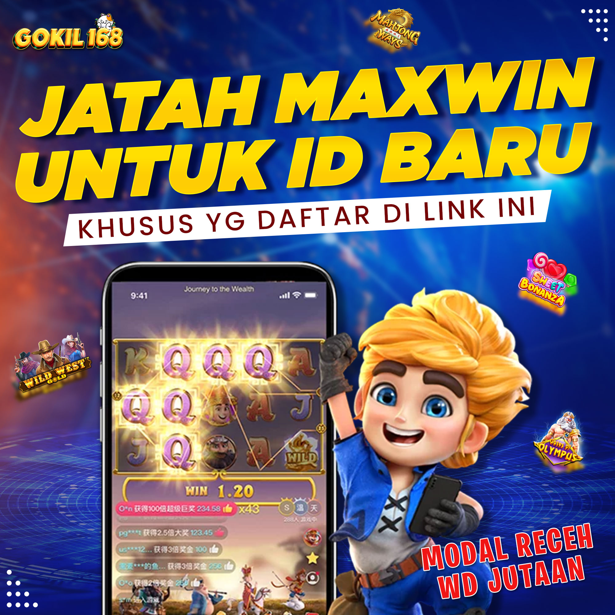 Gokil168 Rtp Bandar Judi Online Terlengkap Bonus Jacpot Harian